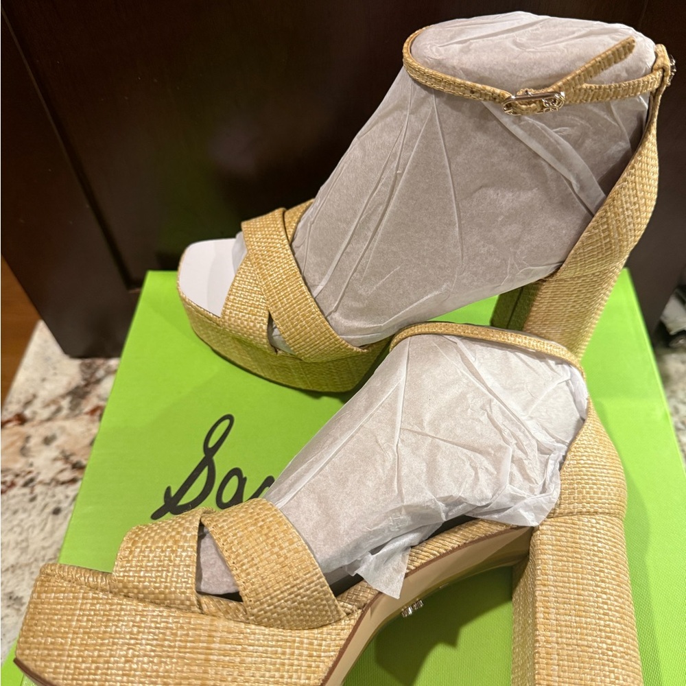 *NEW WITHOUT TAGS* Sam Edelman Julian Platform Dress Sandal - Picture 3 of 16